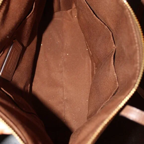 Coach Zip Top Tote Bag In Signature Canvas - Picture 7 of 7